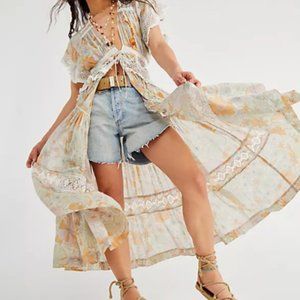 Free People Field of Dreams Maxi Top Dress